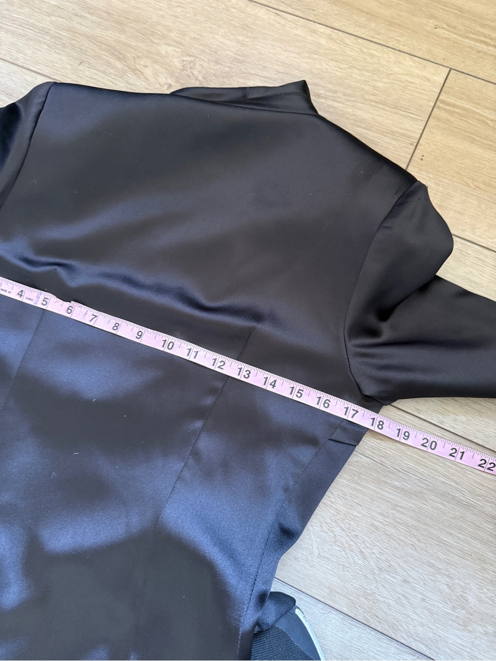 Superdown Miley Blazer Dress Satin Tuxedo Mini Black S - Picture 11 of 12